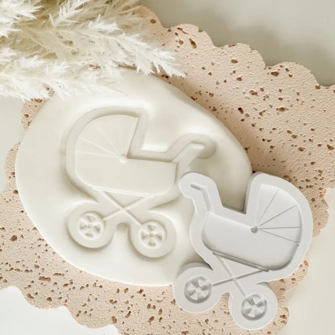 Pram Cookie Stamp & Cutter