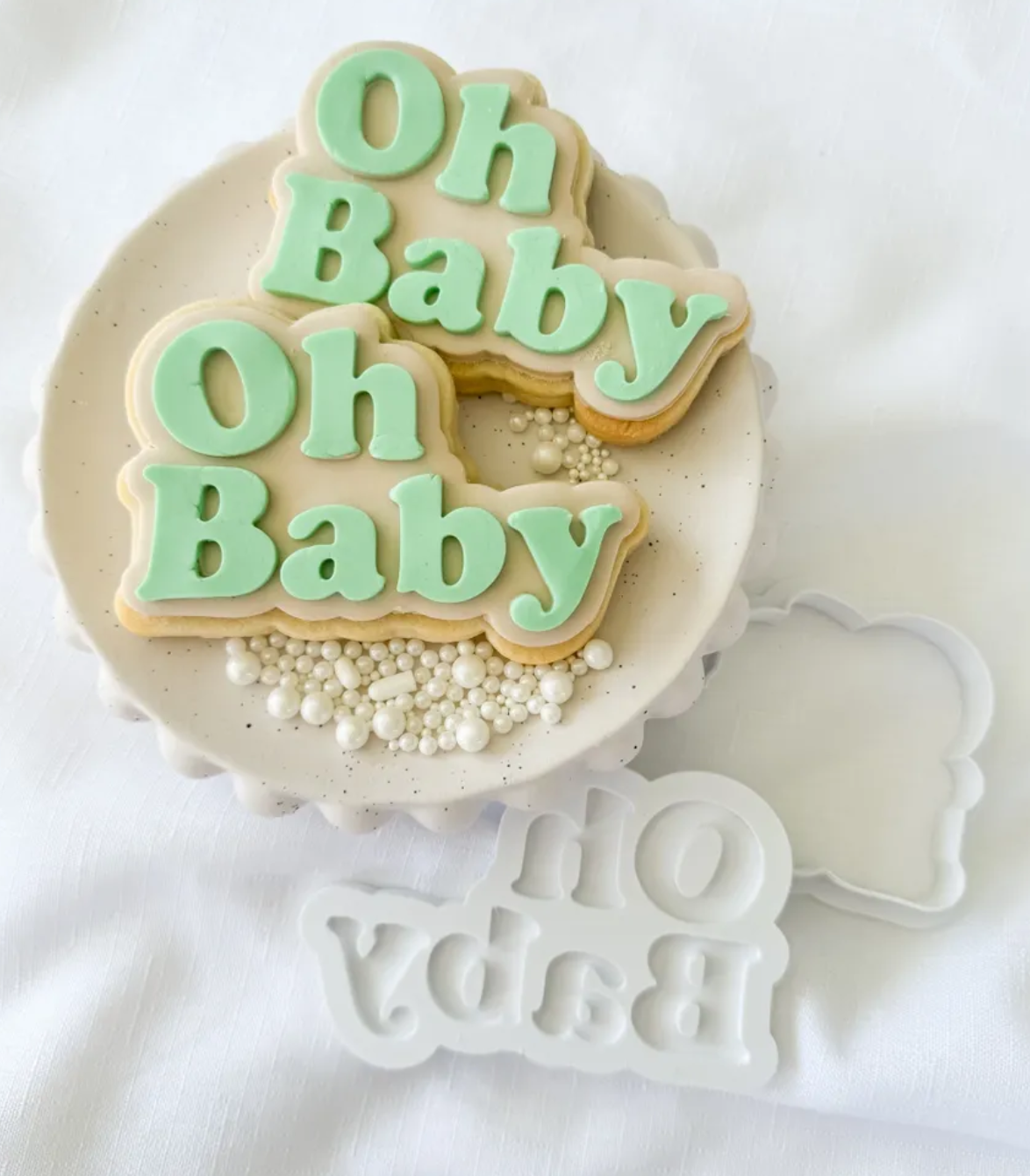Oh Baby Cookie Stamp & Cutter