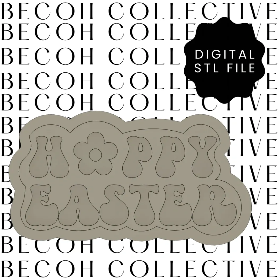 Hoppy Easter Cookie Stamp and Cutter
