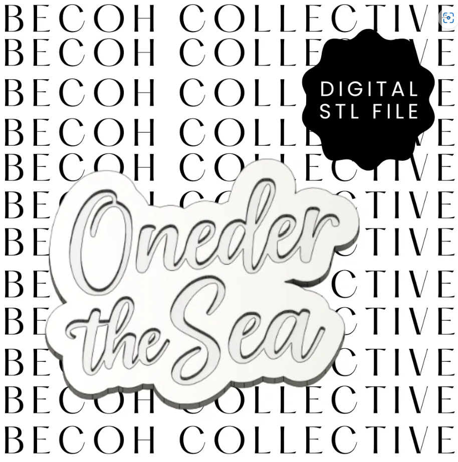 Oneder the Sea Cookie Stamp & Cutter