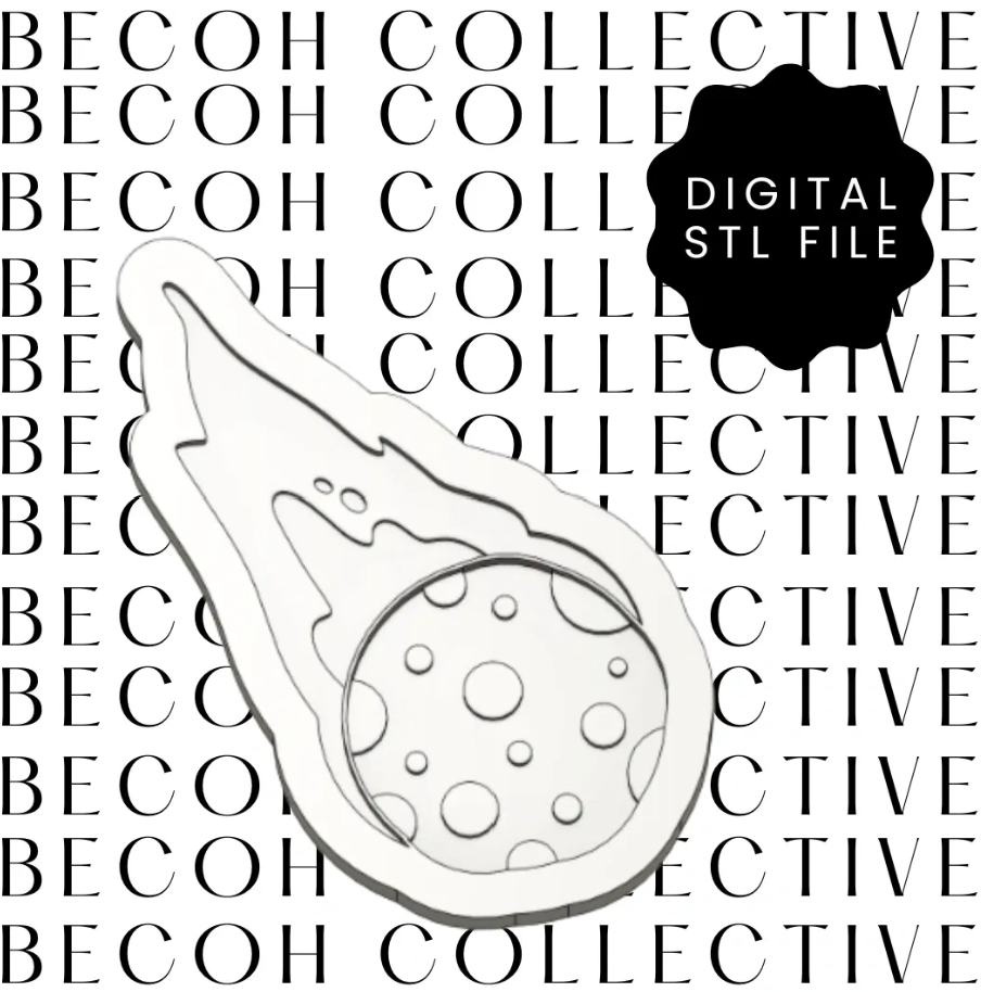 Comet Cookie Stamp & Cutter