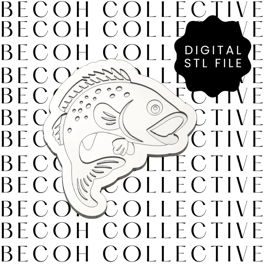 Fish Cookie Stamp & Cutter