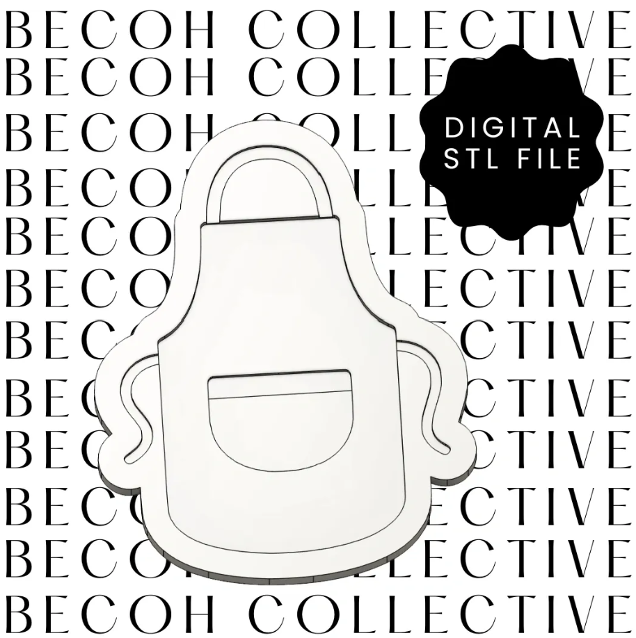 Apron Cookie Stamp & Cutter