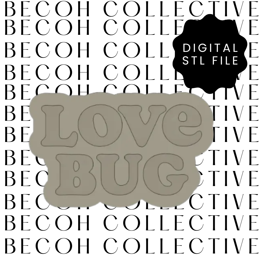 Love Bug Cookie Stamp & Cutter