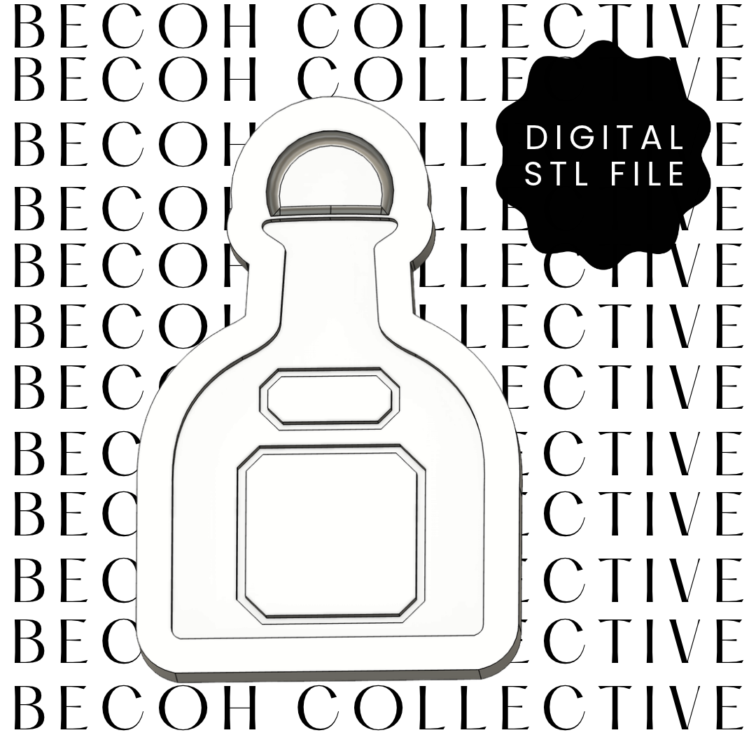 Tequila Bottle Cookie Stamp & Cutter