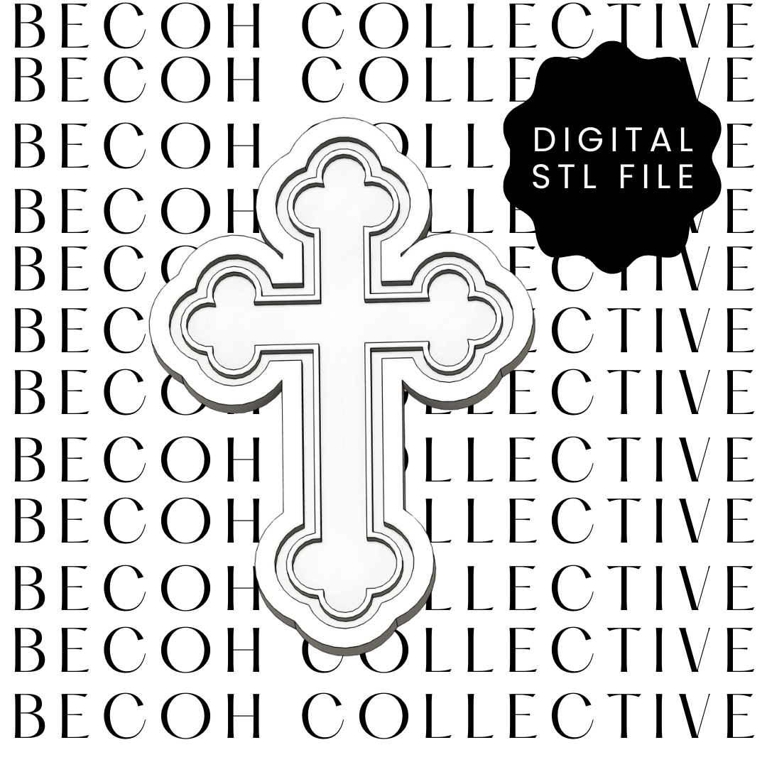 Cross Cookie Stamp & Cutter