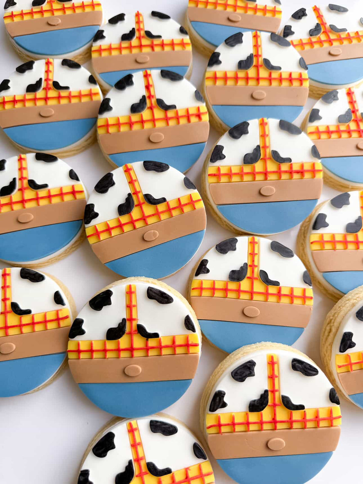 Cowboy Round Cookie Stamp & Cutter