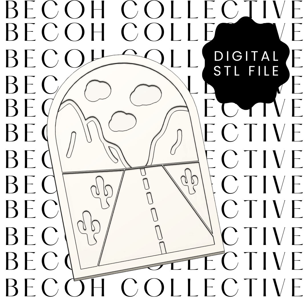 Cars Road Arch Cookie Stamp and Cutter
