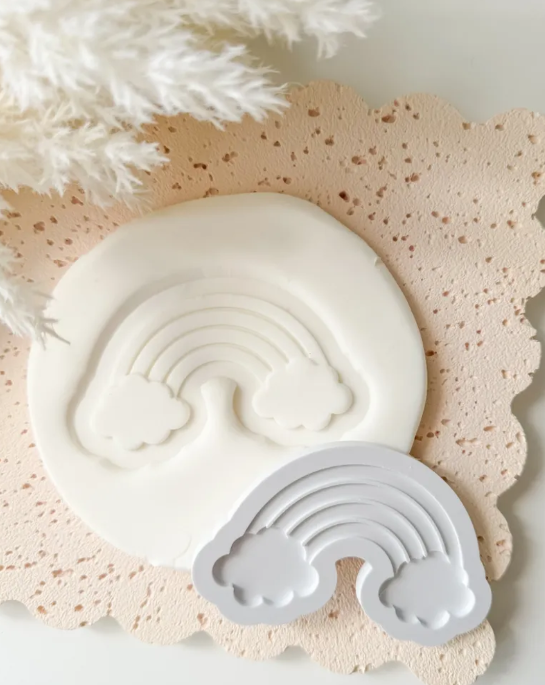 Rainbow Cloud Cookie Stamp & Cutter