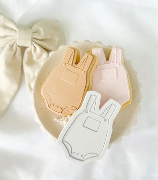 Baby Romper Cookie Stamp & Cutter