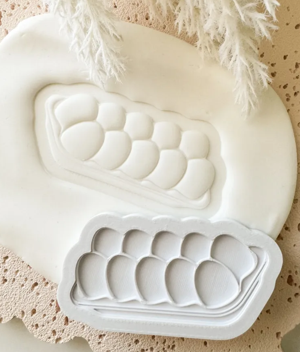 Carton of Eggs Cookie Stamp & Cutter