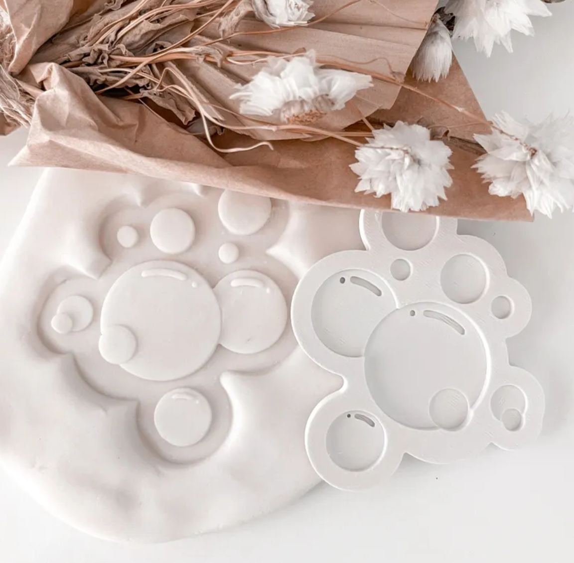 Bubbles Cookie Stamp & Cutter