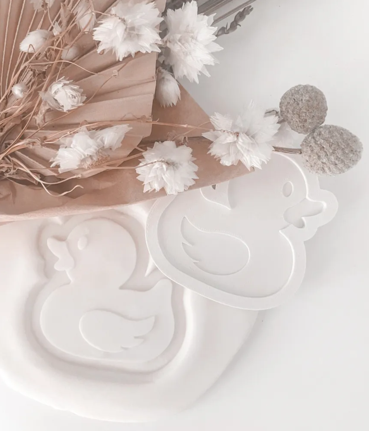 Rubber Duck Cookie Stamp & Cutter