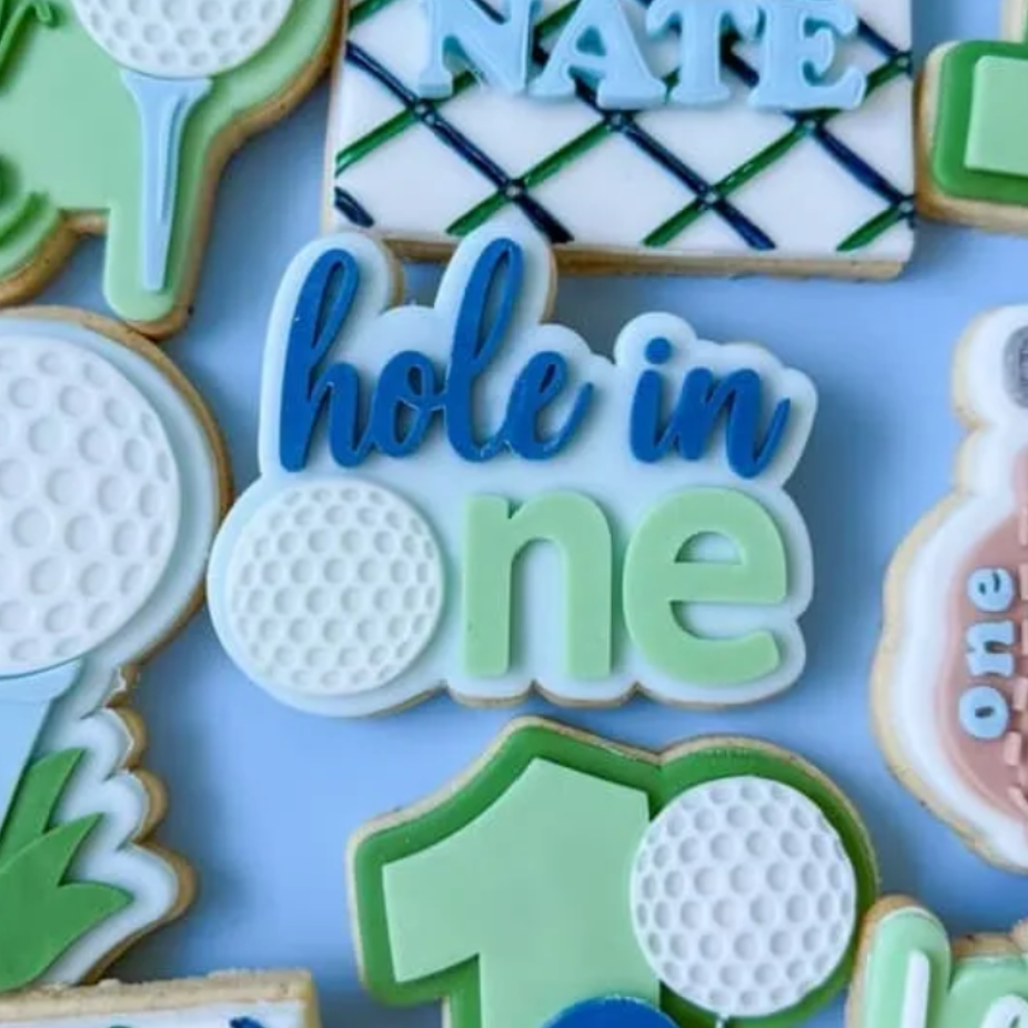 Hole in One Cookie Stamp & Cutter