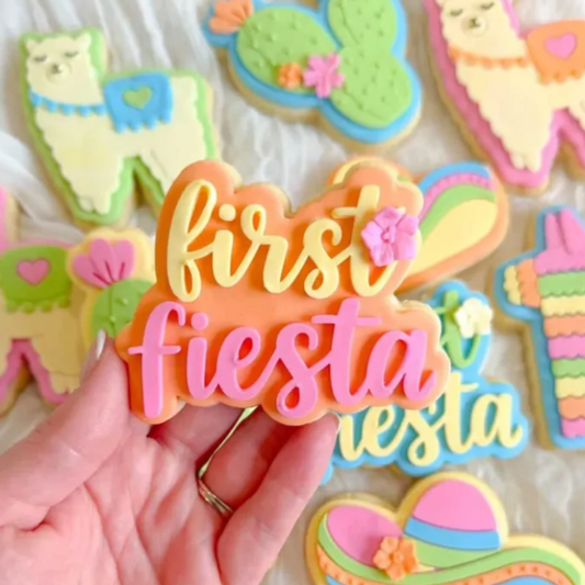 First Fiesta Cookie Stamp & Cutter