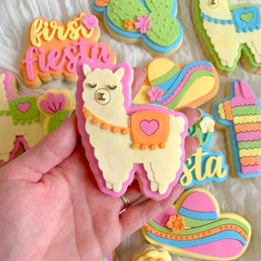 Llama Cookie Stamp & Cutter
