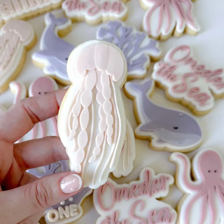 Jellyfish Cookie Stamp & Cutter