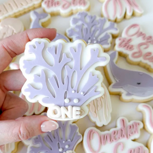 Coral Cookie Stamp & Cutter