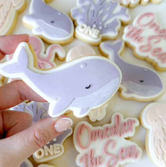 Simple Whale Cookie Stamp & Cutter