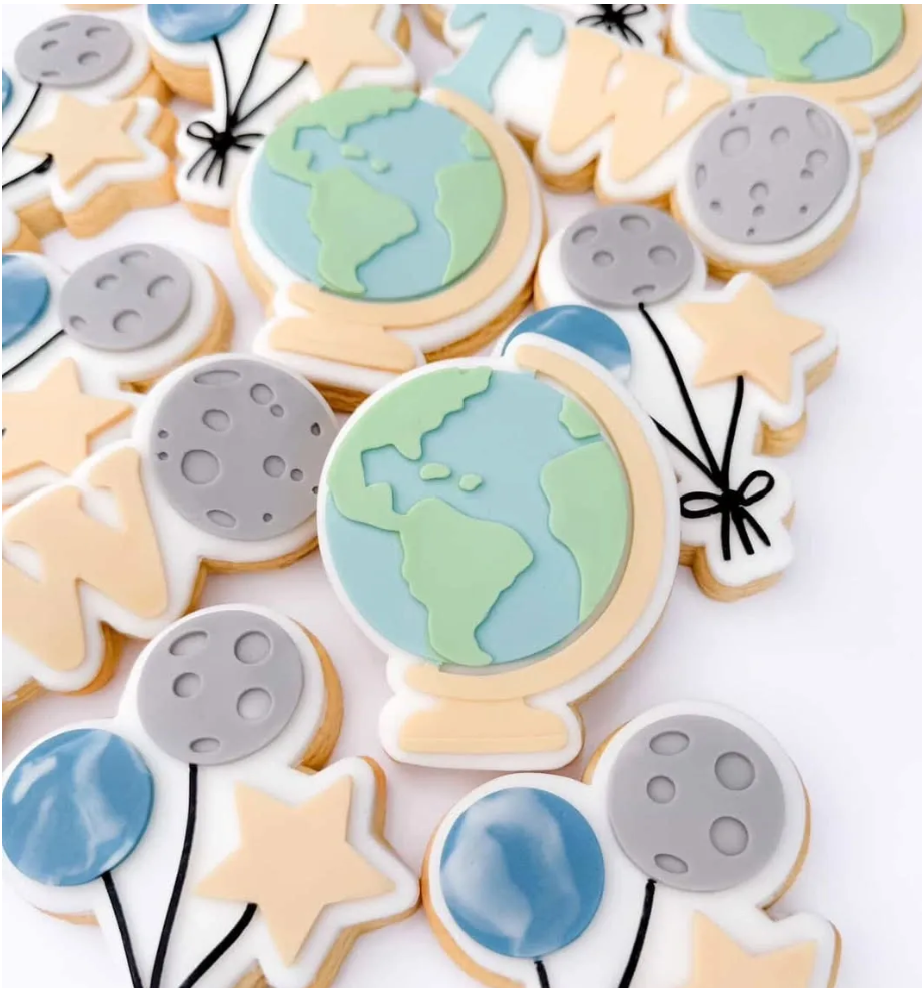 Globe Cookie Stamp & Cutter