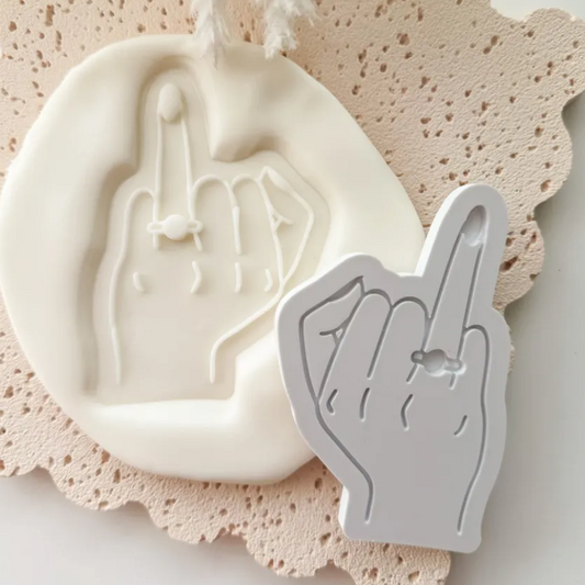 Engagement Ring Finger Cookie Stamp & Cutter