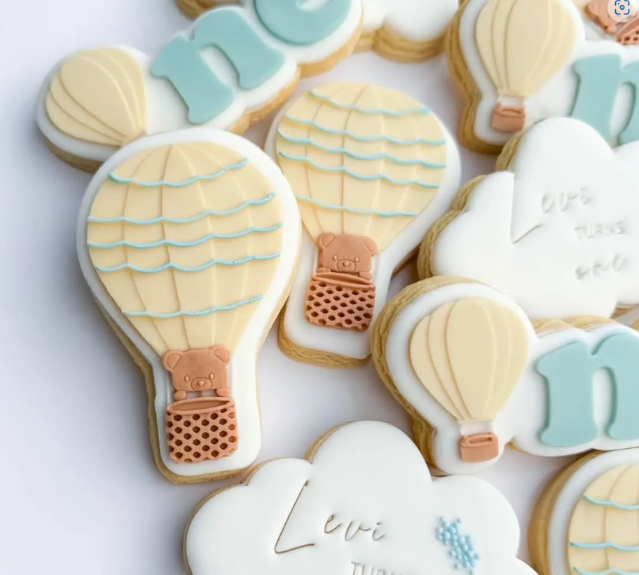 Hot Air Balloon Cookie Stamp & Cutter