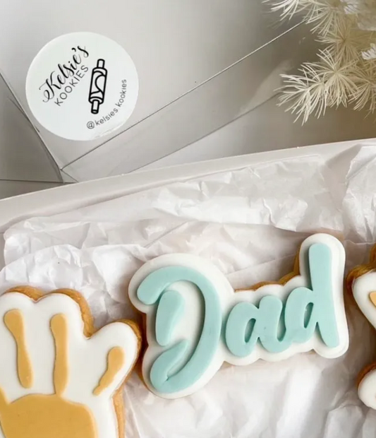 Dad Cookie Stamp & Cutter