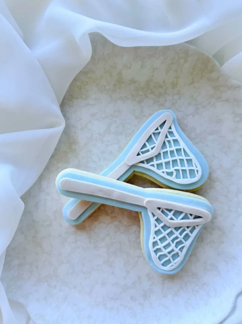 Fishing Net Cookie Stamp & Cutter