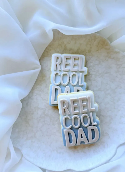 Reel Cool Dad Cookie Stamp & Cutter