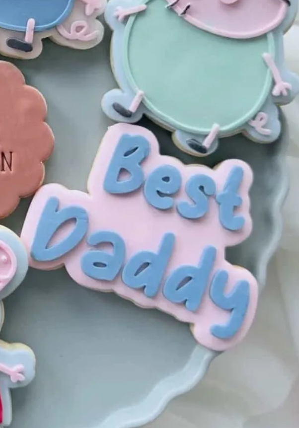 Best Daddy Cookie Stamp & Cutter
