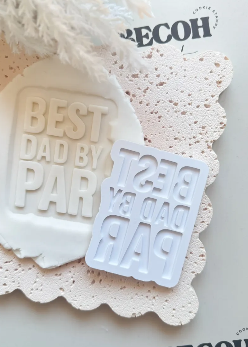 Best Dad By Par Cookie Stamp & Cutter