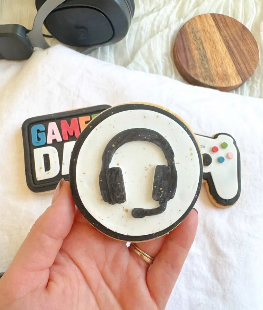 Headset Cookie Stamp & Cutter