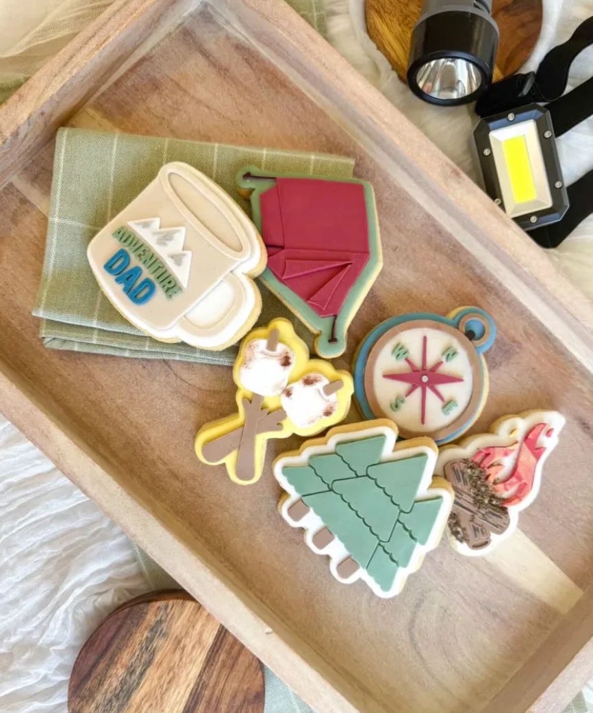 Adventure Dad Mug Cookie Stamp & Cutter