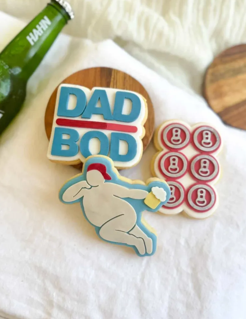 Dad Bod Figure Cookie Stamp & Cutter