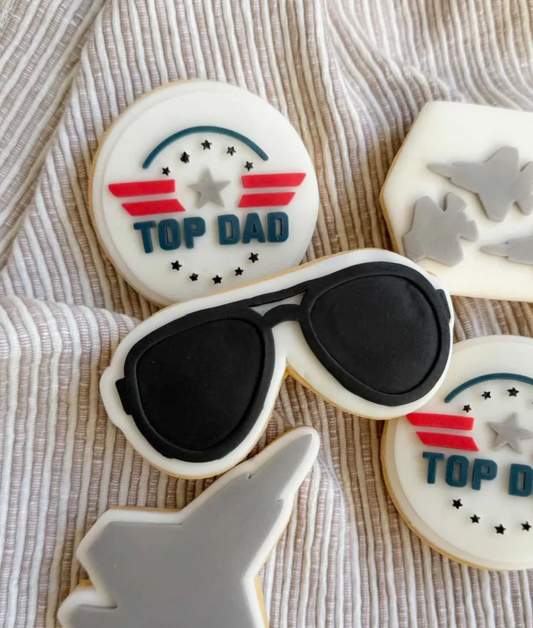 Aviator Cookie Stamp & Cutter