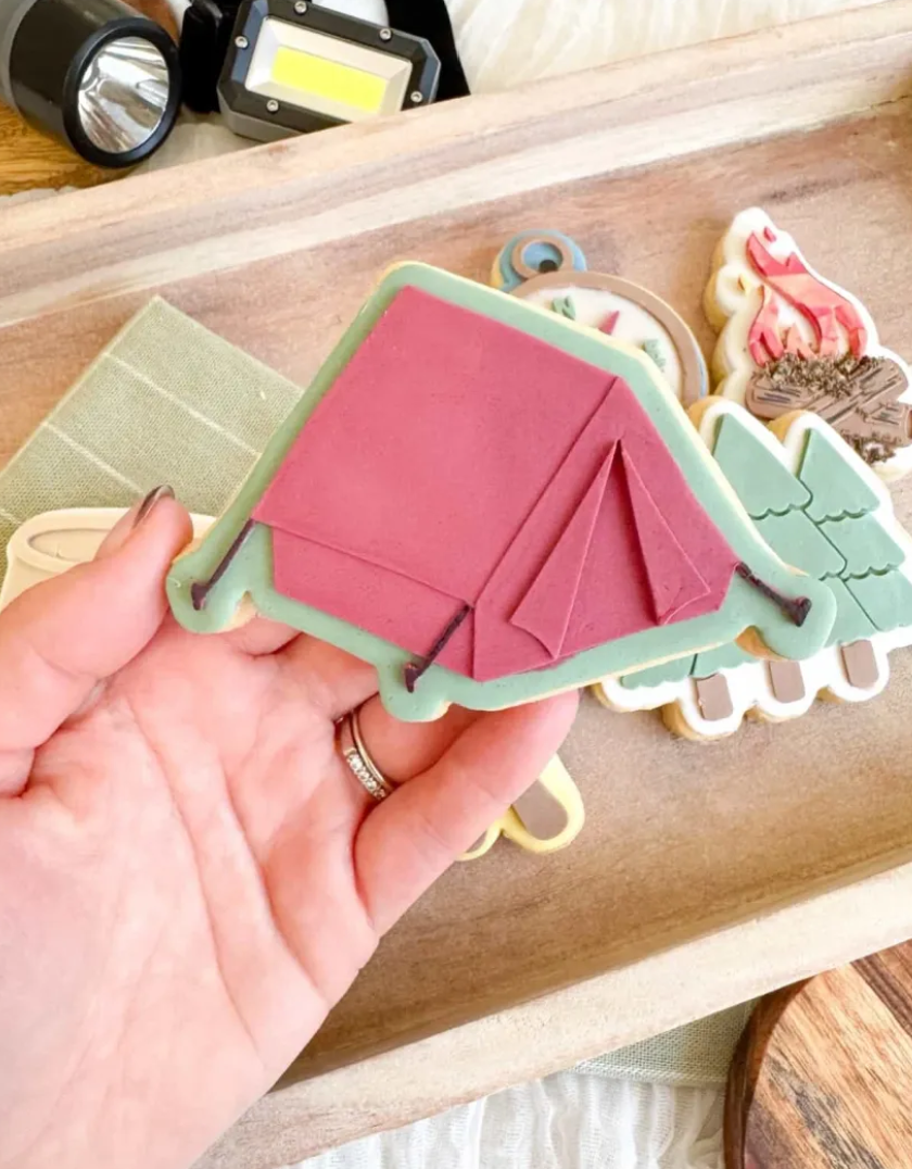 Tent Cookie Stamp & Cutter