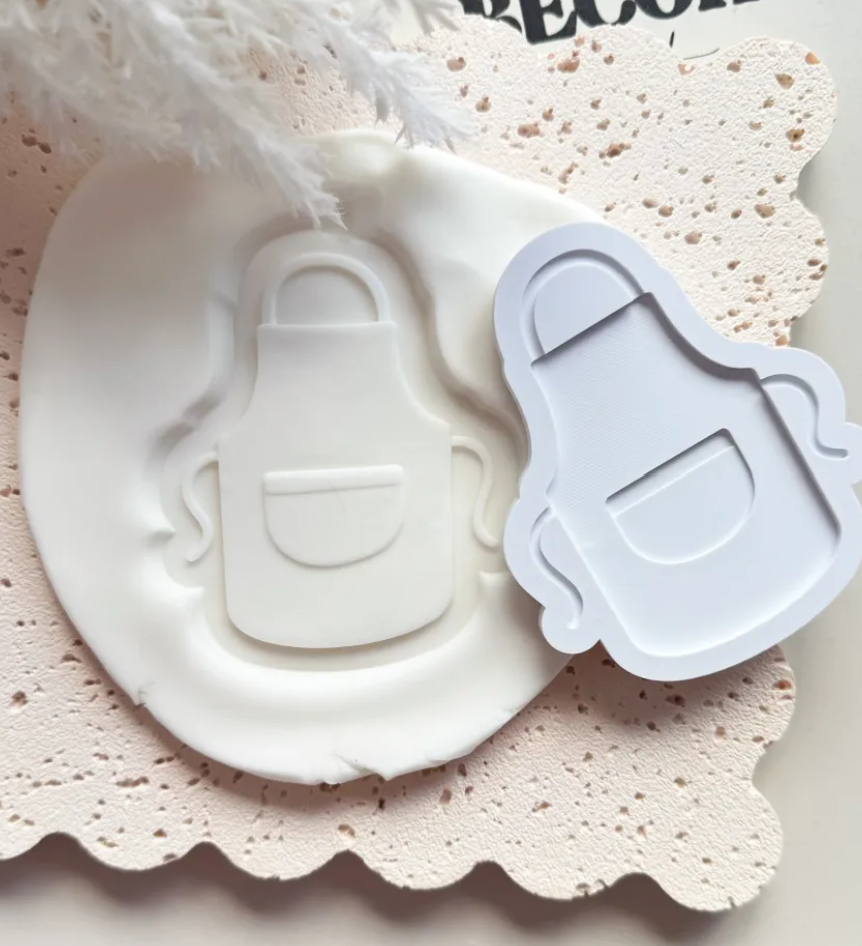 Apron Cookie Stamp & Cutter