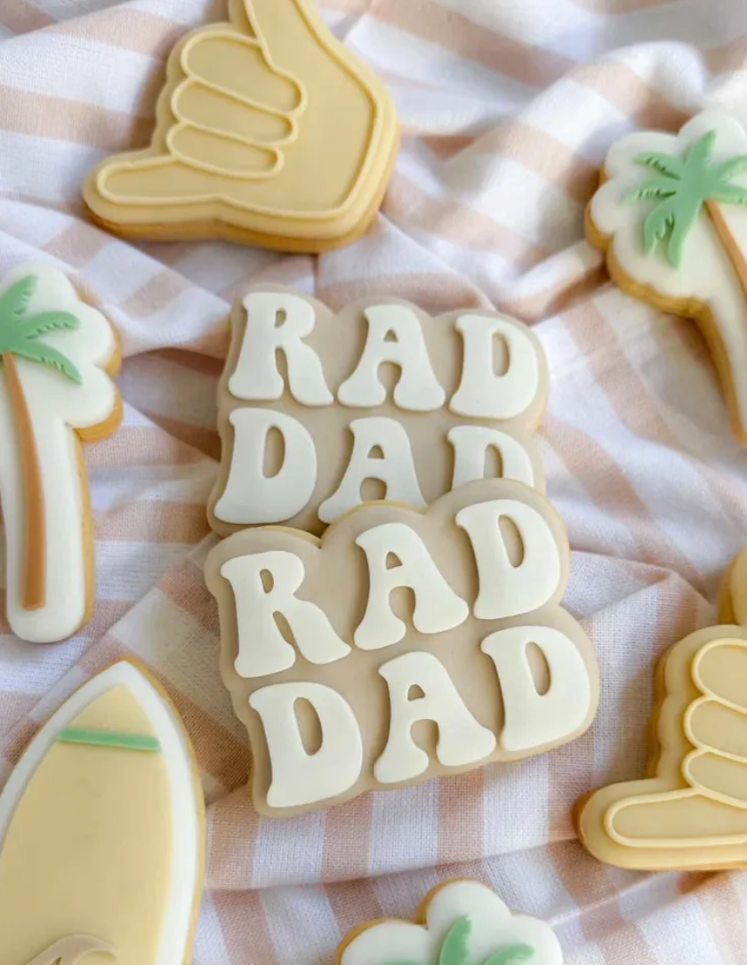 Rad Dad Cookie Stamp & Cutter