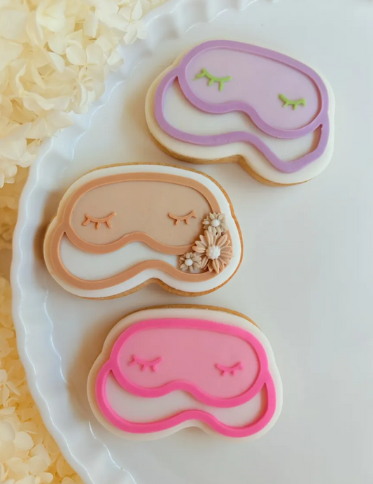 Sleep Mask Cookie Stamp & Cutter