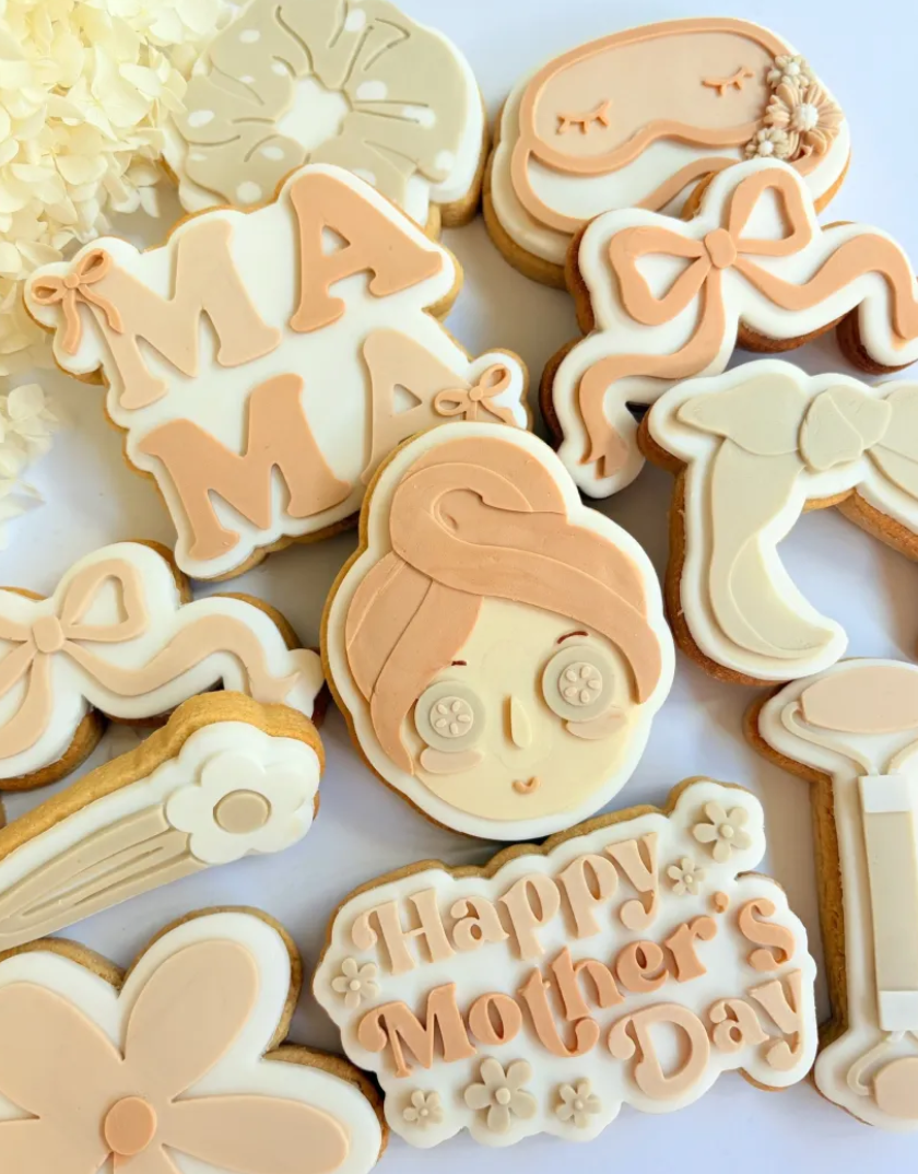 Spa Face Cookie Stamp & Cutter