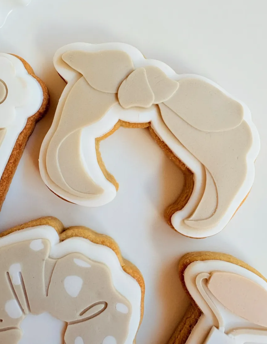 Bow Headband Cookie Stamp & Cutter