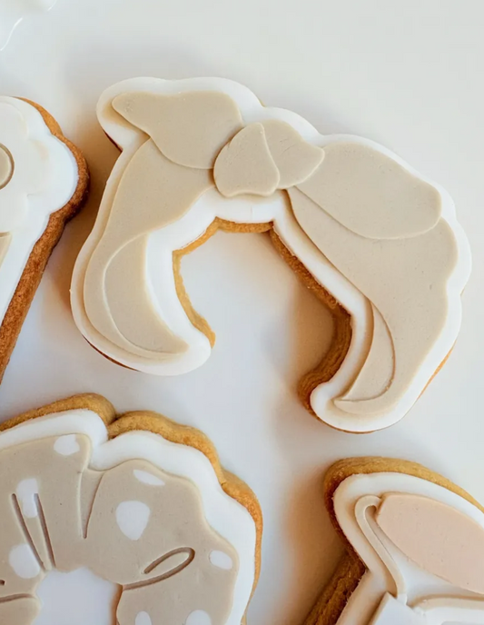 Bow Headband Cookie Stamp & Cutter