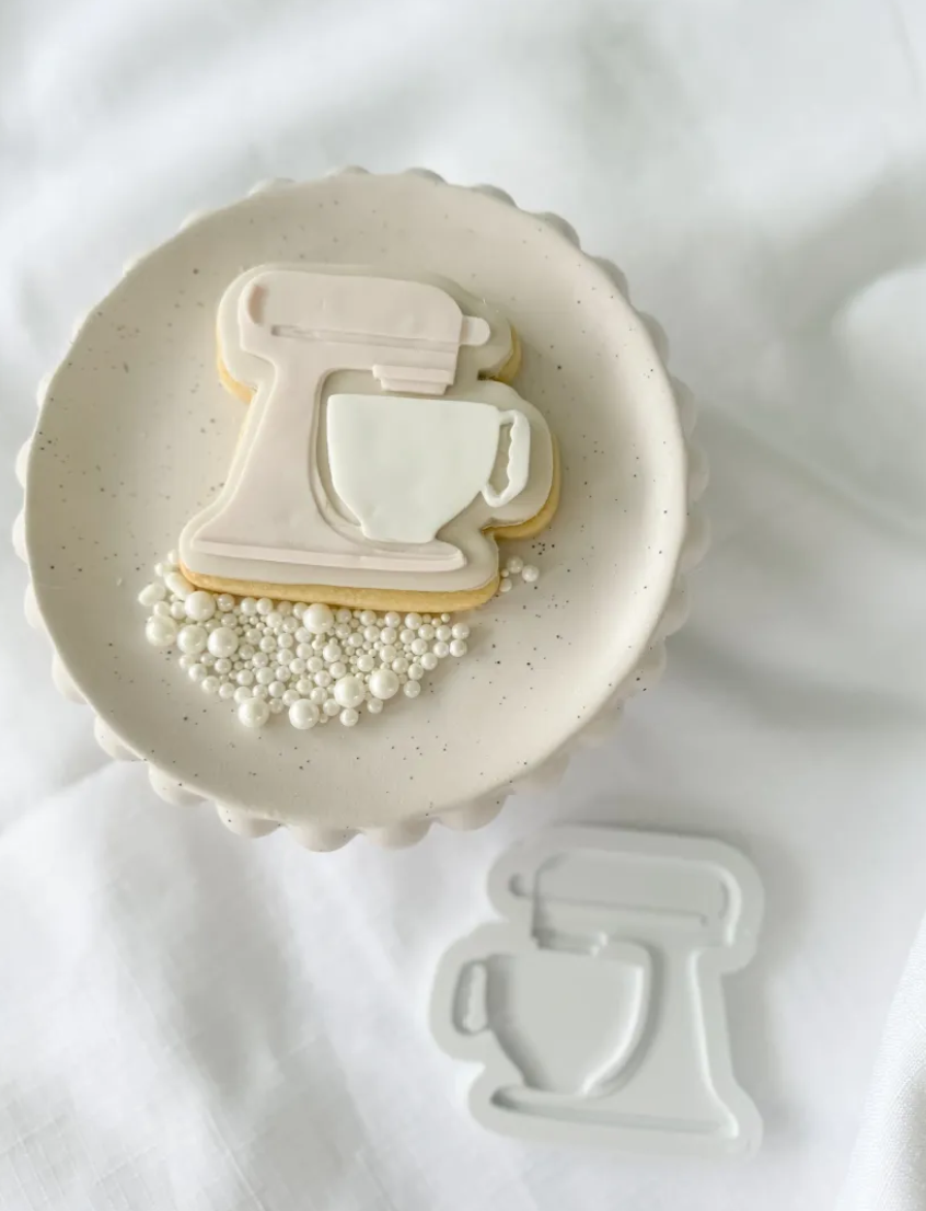 Kitchen Mixer Cookie Stamp & Cutter