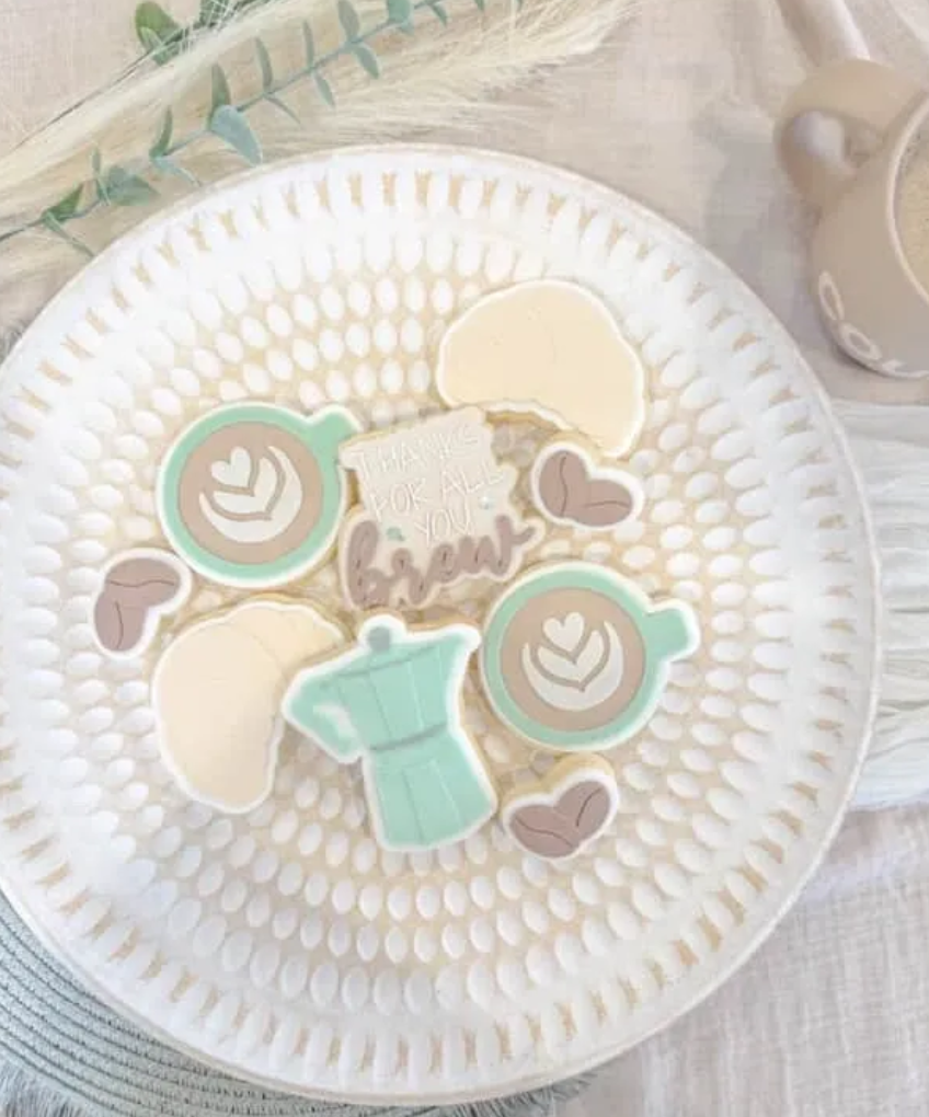 Latte Cookie Stamp & Cutter
