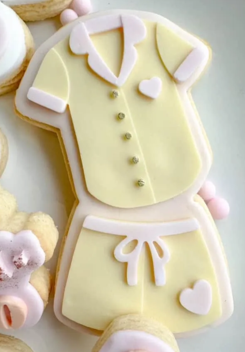 Pajamas Cookie Stamp & Cutter