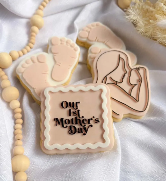 Our First Mother's Day Cookie Stamp & Cutter