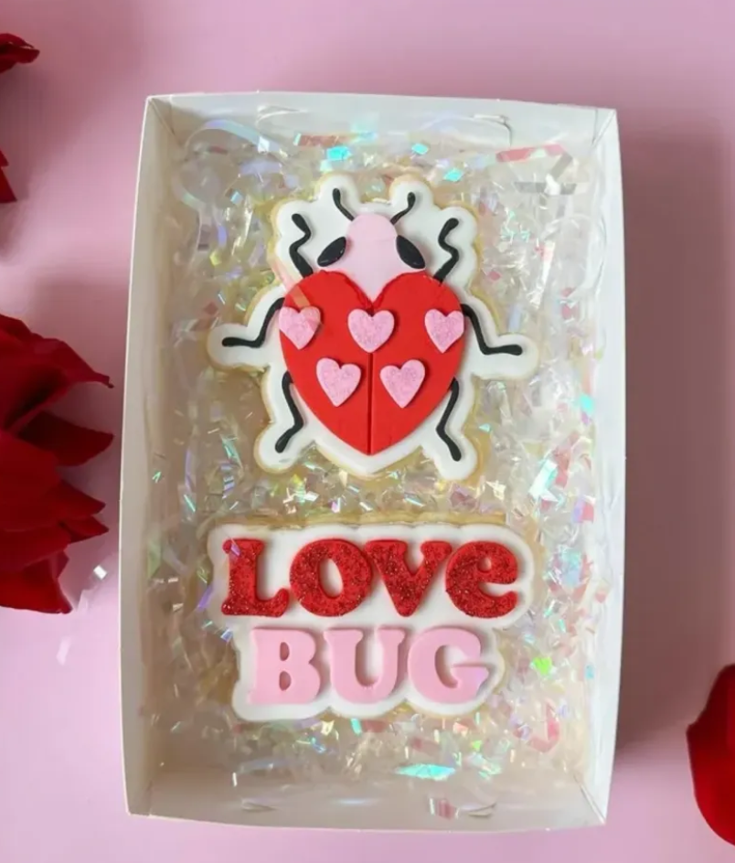 Love Bug Beetle Cookie Stamp & Cutter