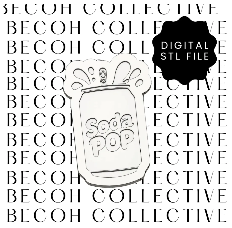 Soda Pop Cookie Stamp and Cutter