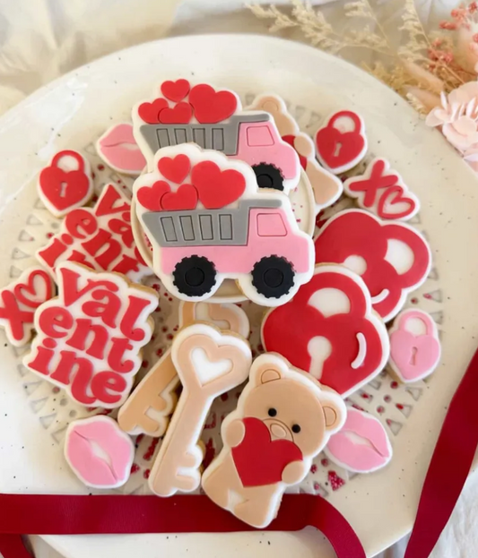 Loads of Love Dump Truck Cookie Stamp and Cutter