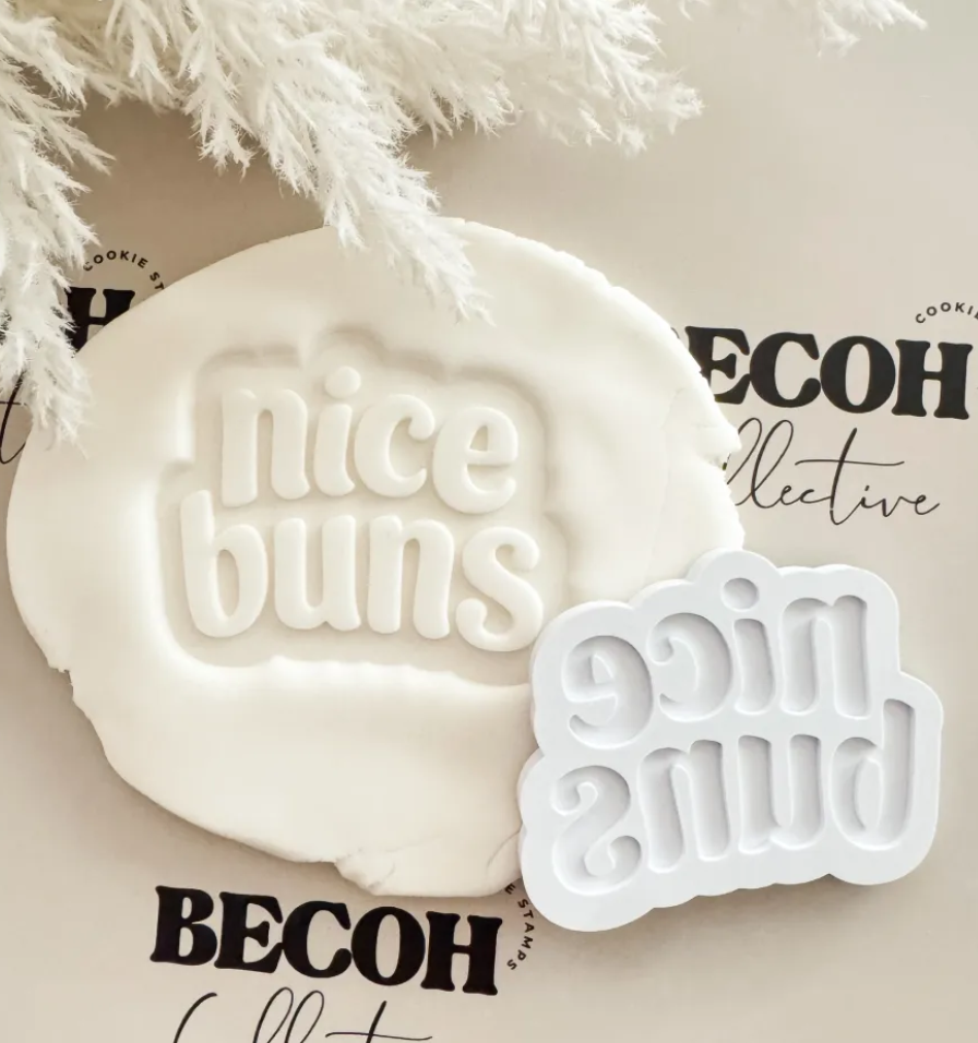 Nice Buns Cookie Stamp and Cutter